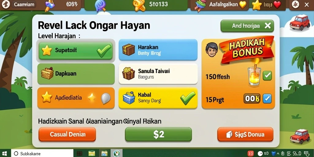 Momen seru saat menyelesaikan teka-teki.