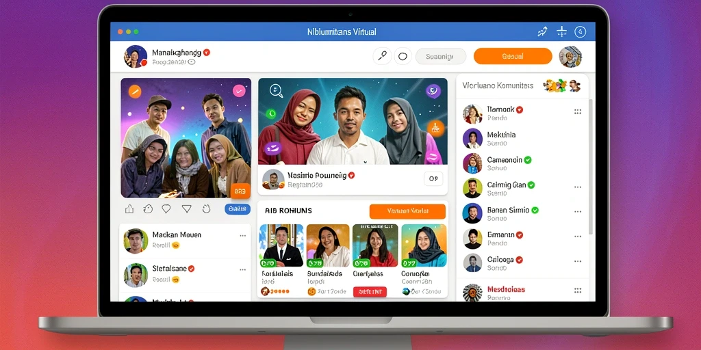 Fitur sosial yang memungkinkan bermain bersama teman.
